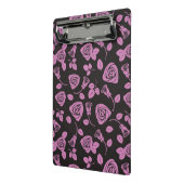 BlumenRosen-Hintergrund Mini Klemmbrett (Gewinkelt2)