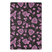 BlumenRosen-Hintergrund Mini Klemmbrett (Rückseite)