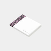 BlumenRosen-Hintergrund Post-it Klebezettel (angewinkelt)