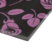 BlumenRosen-Hintergrund Schneidebrett (Ecke)