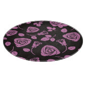 BlumenRosen-Hintergrund Schneidebrett (Ecke)