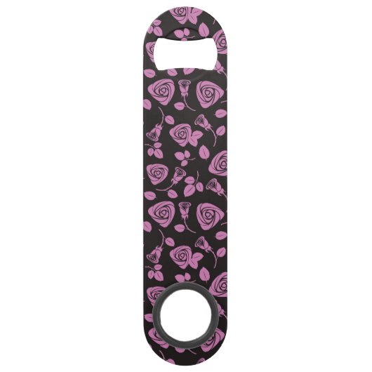 BlumenRosen-Hintergrund Speedflaschenöffner (Vorderseite)