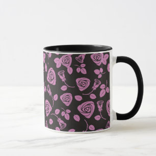 BlumenRosen-Hintergrund Tasse