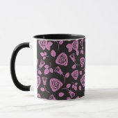 BlumenRosen-Hintergrund Tasse (Links)