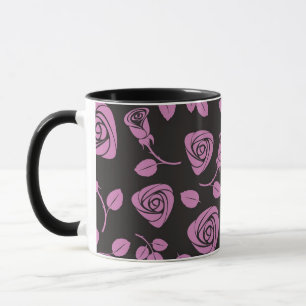 BlumenRosen-Hintergrund Tasse