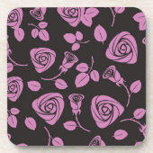 BlumenRosen-Hintergrund Untersetzer (Vorderseite)