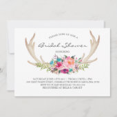 Blumenrost Boho Dusche Einladung (Vorderseite)