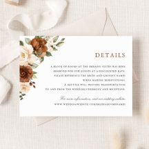 Blumenrost Pfirsichgrün Hochzeitdetails Beilage