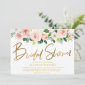 Blumenrot Braudusche Einladung (Stehend Vorderseite)