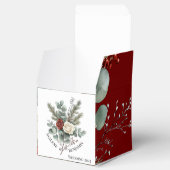 Blumenrot Weihnachtsfeier Weihnachten Rose Hochzei Geschenkschachtel (Geöffnet)