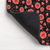 Blumenrote Blume Muster-23321 Mousepad (Ecke)