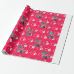 Blumenrotes Papier druckt Wrapping Paper Design Geschenkpapier<br><div class="desc">Blumenrotes Pow druckt Papier-Design. Unser rotes Blumenpapier ist stilvoll und auffällig. Die Powabdrücke sind eine innovative Touch, die Ihre Geschenke unter dem Baum hervorheben wird. Das rote Farbschema ist perfekt für Weihnachten, aber dieses vielseitige Papier kann für jeden Anlass verwendet werden. Egal, ob Sie ein Geburtstagsgeschenk oder ein Hochzeitsgeschenk verpacken,...</div>