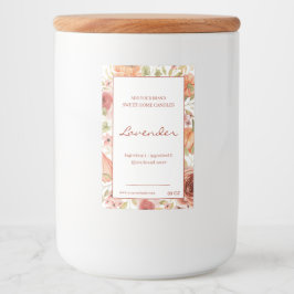 Blumenrotes Produkt Lebensmitteletikett