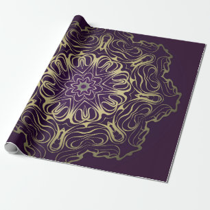 Blumenrundes Muster. Illustration. Valentinstag, B Geschenkpapier