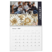 Blumenrustikal Vintager, eleganter Boho-Kalender Kalender (Jan 2027)