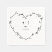 Blumensaft Serviette (Vorderseite)