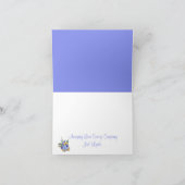 Blumensägemaschine 2 Danke Notizkarte (Innenseite)