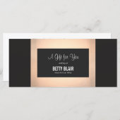 Blumensalon und Geschenkgutschein für Wellness-Cen (Vorne/Hinten)