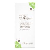 Blumensalon Wellness-Center Karten Tropische Blume (Hinten)