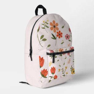 Blumensammlung Bedruckter Rucksack