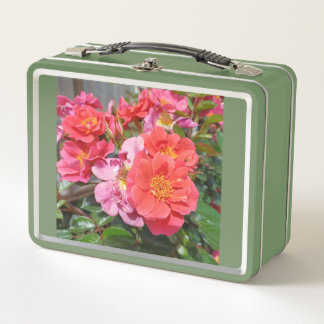 Blumensammlung Metall-Lunchbox Metall Brotdose