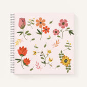 Blumensammlung Notizblock (Vorderseite)