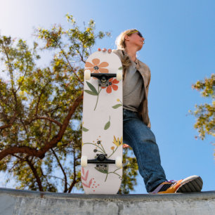 Blumensammlung Skateboard