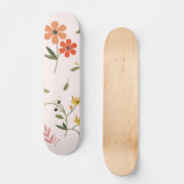 Blumensammlung Skateboard (Vorderseite)