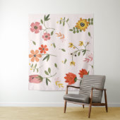 Blumensammlung Wandteppich (Beispiel)