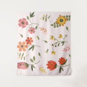 Blumensammlung Wandteppich (Vorderseite)