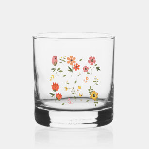 Blumensammlung  whiskyglas