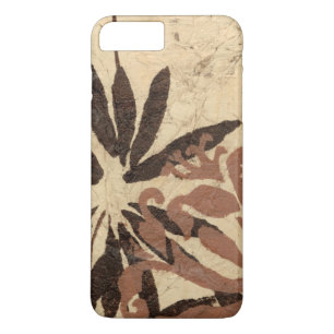 Blumenschablone-Entwurf mit Tawny Blätter Case-Mate iPhone Hülle