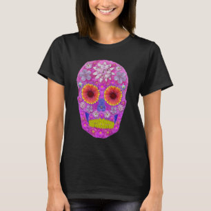 Blumenschädel 2 T-Shirt