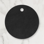 Blumenschädel bis zum Tod tun uns Teil Brautparty Geschenkanhänger (Rückseite)