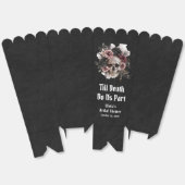 Blumenschädel bis zum Tod tun uns Teil Brautparty Geschenkschachtel (Ungeklappt)