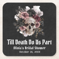 Blumenschädel bis zum Tod tun uns Teil Brautparty