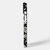 Blumenschädel Case-Mate iPhone Hülle (Rückseite / Links)