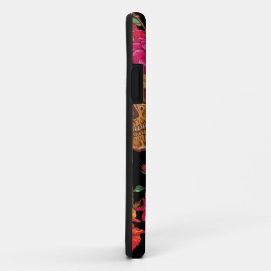 Blumenschädel Case-Mate iPhone Hülle (Hinten/Rechts)