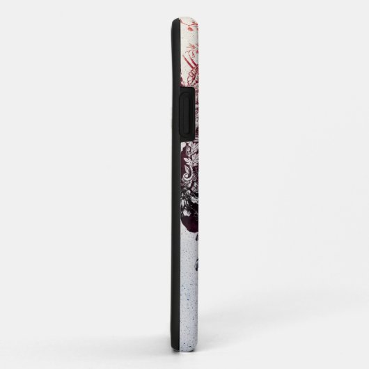 Blumenschädel Case-Mate iPhone Hülle (Hinten/Rechts)