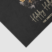 Blumenschädel-Halloween-Party Seidenpapier (Ausschnitt)