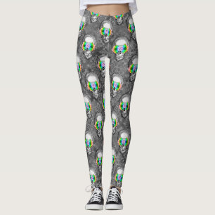 BLUMENSCHÄDEL LEGGINGS