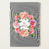 Blumenschädel mit Streifen Planer (Rückseite)