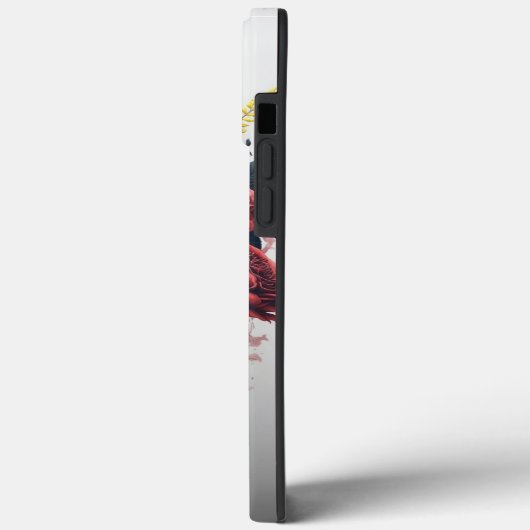 Blumenschädel Monogram Faboolous Halloween Case-Mate iPhone Hülle (Rückseite / Links)