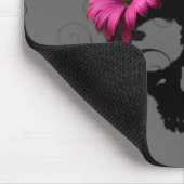 Blumenschädel Mousepad (Ecke)