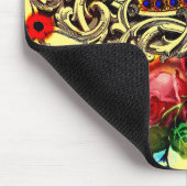 Blumenschädel Mousepad (Ecke)