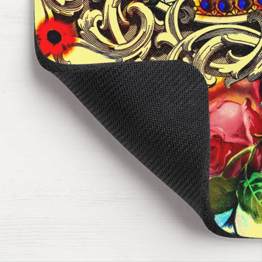 Blumenschädel Mousepad (Ecke)