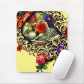 Blumenschädel Mousepad (Mit Mouse)