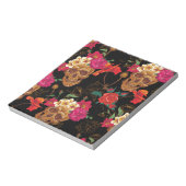 Blumenschädel Notizblock (Rotiert)