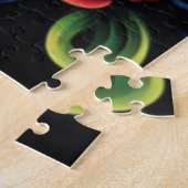 Blumenschädel Puzzle (Seite)