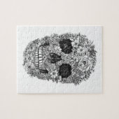 Blumenschädel Puzzle (Horizontal)